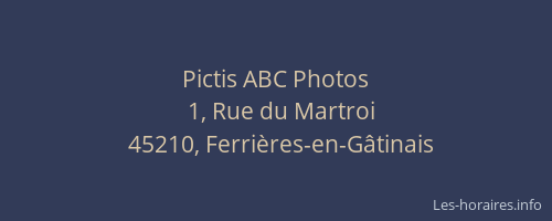 Pictis ABC Photos