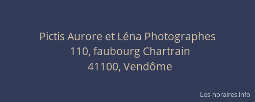 Pictis Aurore et L&eacute;na Photographes