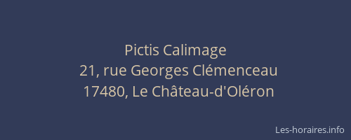 Pictis Calimage