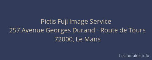 Pictis Fuji Image Service
