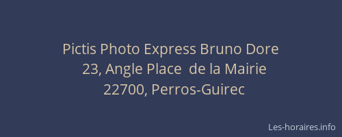 Pictis Photo Express Bruno Dore