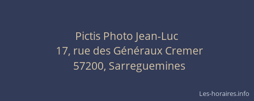 Pictis Photo Jean-Luc