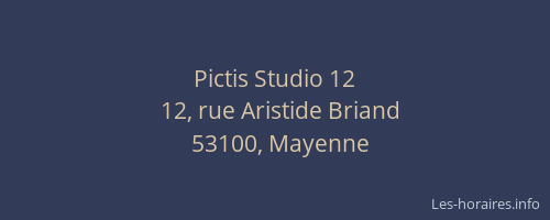 Pictis Studio 12