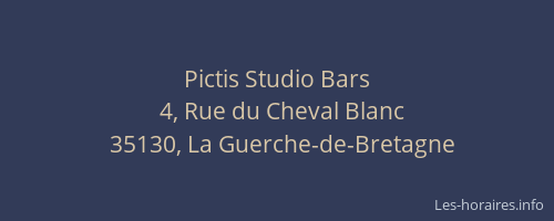 Pictis Studio Bars