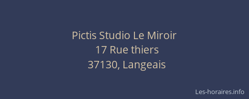 Pictis Studio Le Miroir