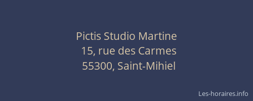 Pictis Studio Martine