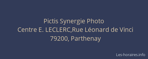 Pictis Synergie Photo