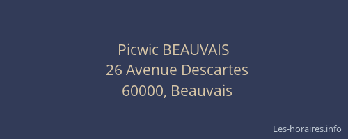 Picwic BEAUVAIS