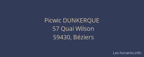 Picwic DUNKERQUE