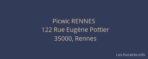 Picwic RENNES