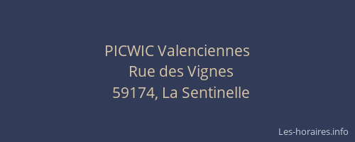 PICWIC Valenciennes