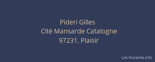Pideri Gilles
