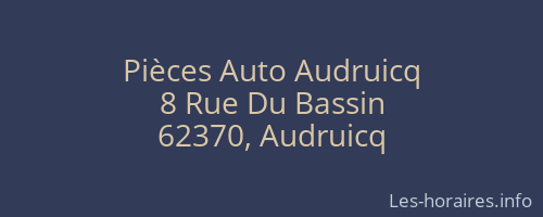 Pièces Auto Audruicq