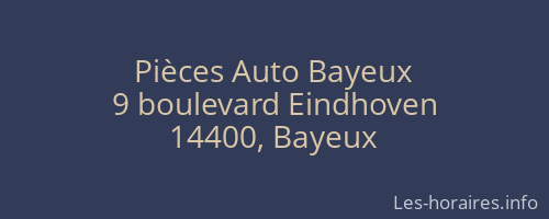 Pièces Auto Bayeux