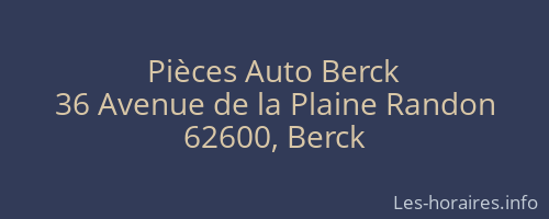 Pièces Auto Berck