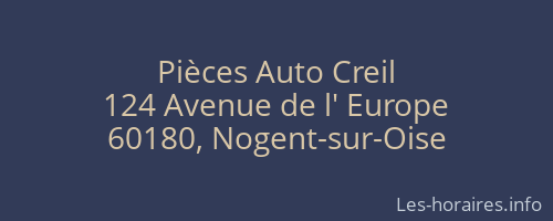 Pièces Auto Creil