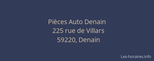 Pièces Auto Denain