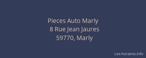 Pieces Auto Marly