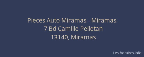Pieces Auto Miramas - Miramas