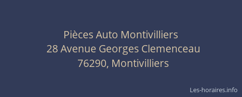 Pièces Auto Montivilliers