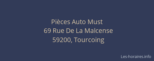 Pièces Auto Must