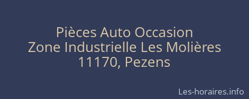 Pièces Auto Occasion