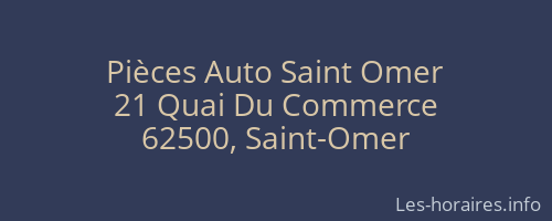 Pièces Auto Saint Omer