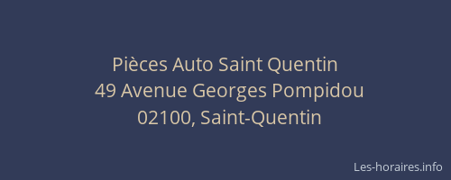 Pièces Auto Saint Quentin
