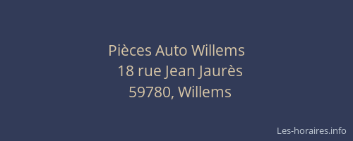 Pièces Auto Willems