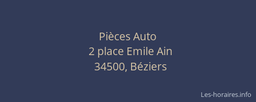 Pièces Auto