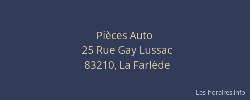 Pièces Auto