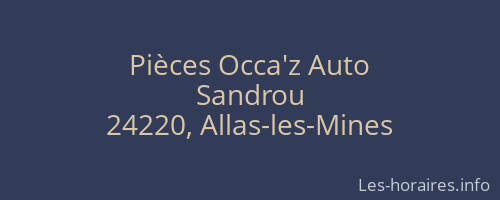 Pièces Occa'z Auto