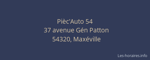 Pi&egrave;c'Auto 54