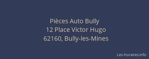 Pi&egrave;ces Auto Bully