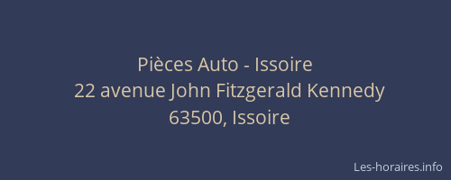 Pi&egrave;ces Auto - Issoire