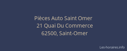 Pièces Auto Saint Omer