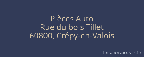 Pi&egrave;ces Auto