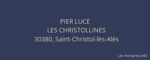 PIER LUCE