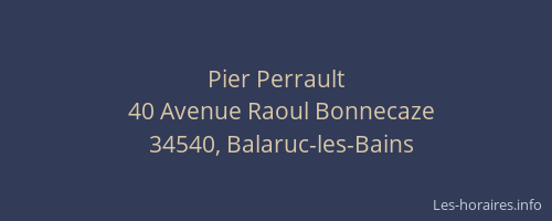 Pier Perrault