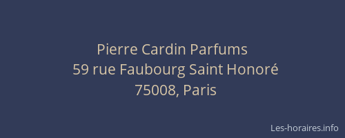Pierre Cardin Parfums