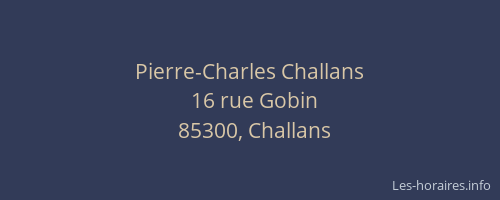 Pierre-Charles Challans