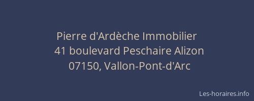 Pierre d'Ardèche Immobilier
