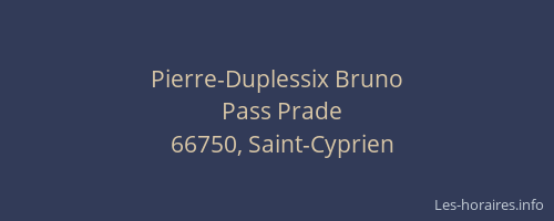 Pierre-Duplessix Bruno