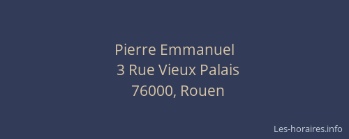 Pierre Emmanuel