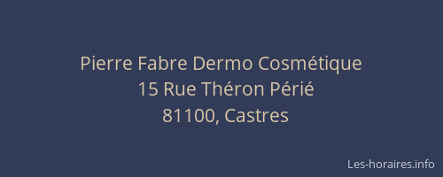 Pierre Fabre Dermo Cosm&eacute;tique