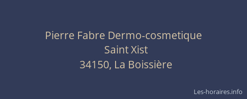 Pierre Fabre Dermo-cosmetique