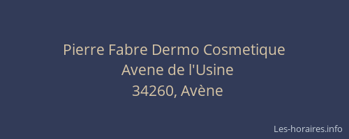 Pierre Fabre Dermo Cosmetique