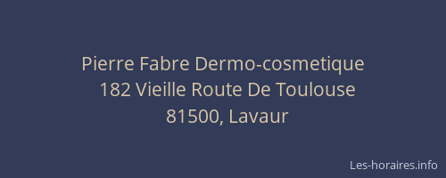 Pierre Fabre Dermo-cosmetique