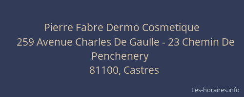 Pierre Fabre Dermo Cosmetique