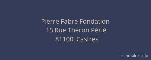 Pierre Fabre Fondation